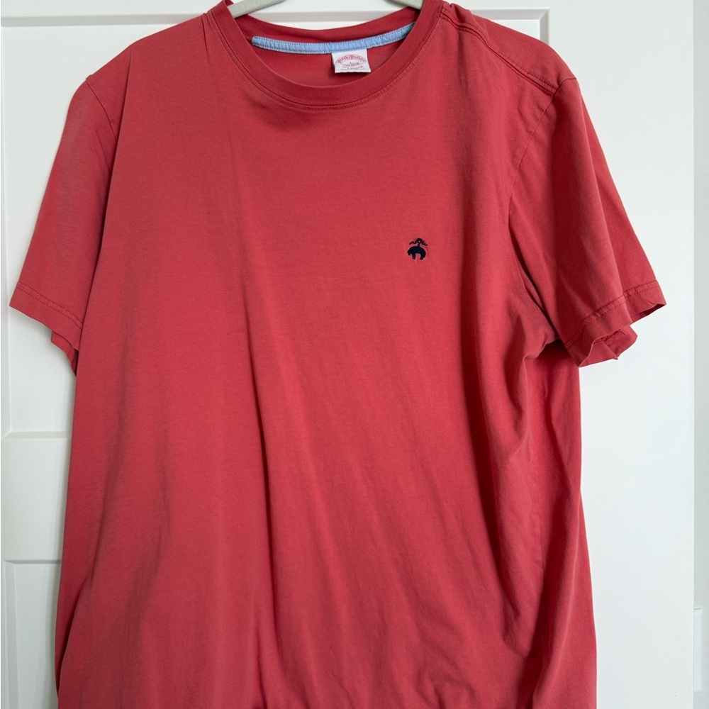 Brooks Brothers Coral Short Sleeve Tee